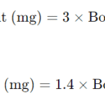 Coffee Caffine limit formula