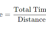 Running Pace calculator