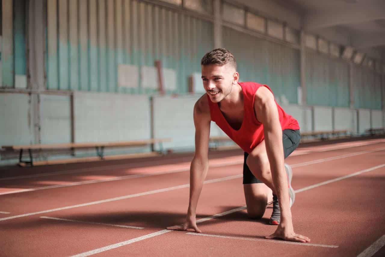 man running