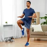 David man working out