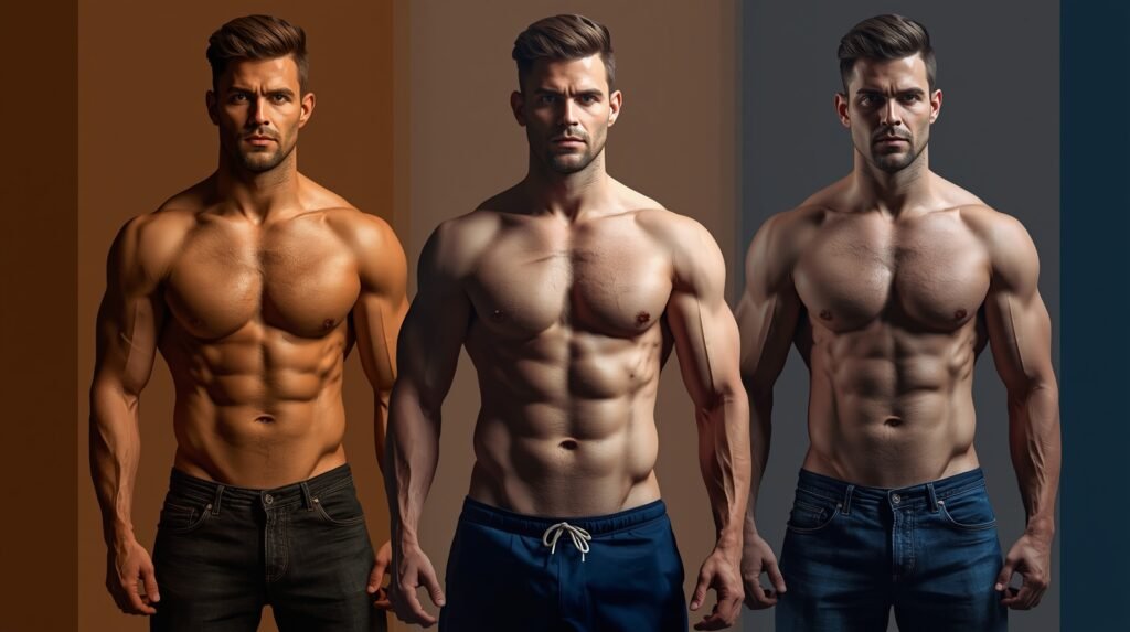 male body type chart