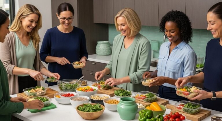 healthy lunch, meal prep, busy professionals