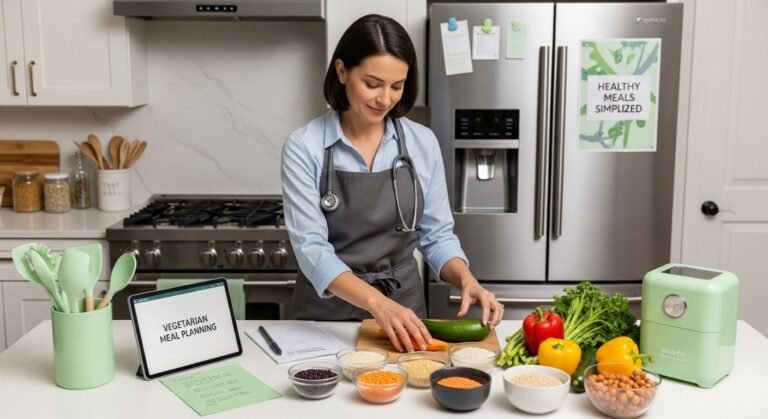 vegetarian meal planning kitchen