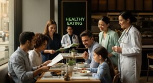 healthy restaurant dining