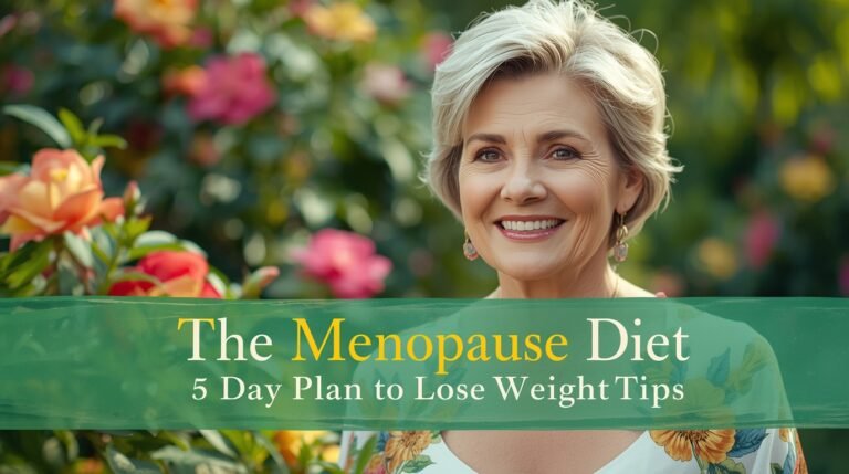 the menopause diet 5 day plan to lose weight