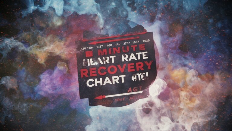 1 minute heart rate recovery chart by age
