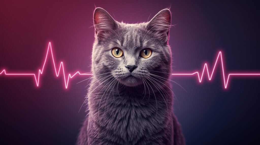heart rate for cats
