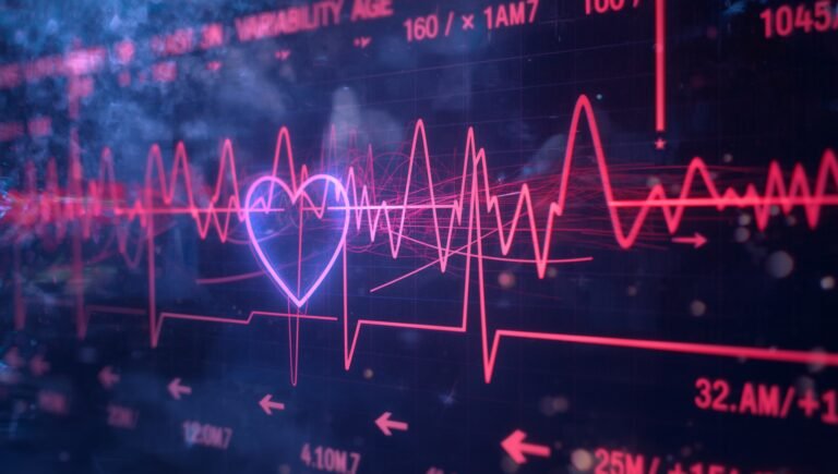 heart rate variability chart by age