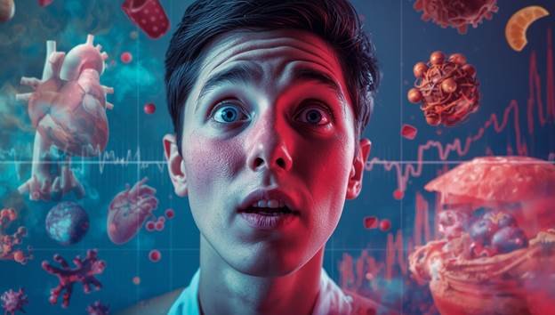 heart rate increase after eating