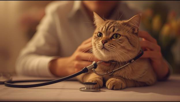 heart rate for cats