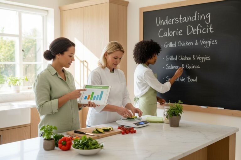 calorie deficit kitchen teamwork