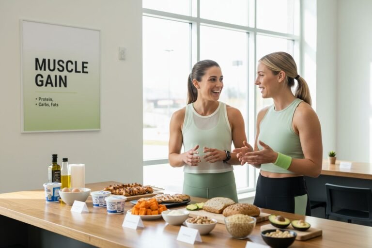 nutrition for muscle gain gym