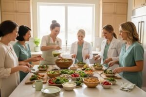 simple salad recipes, healthy lifestyle, salad preparation