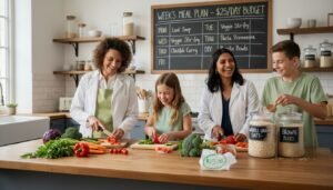 family healthy kitchen