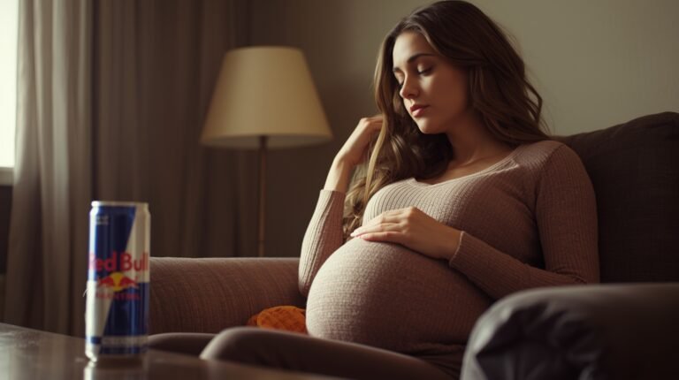 can you drink red bull while pregnant