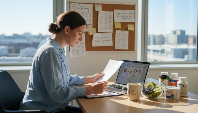 Nutritionist consulting on functional foods