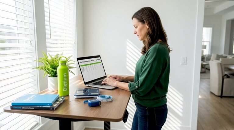 Nutritionist tracking body shape assessment results